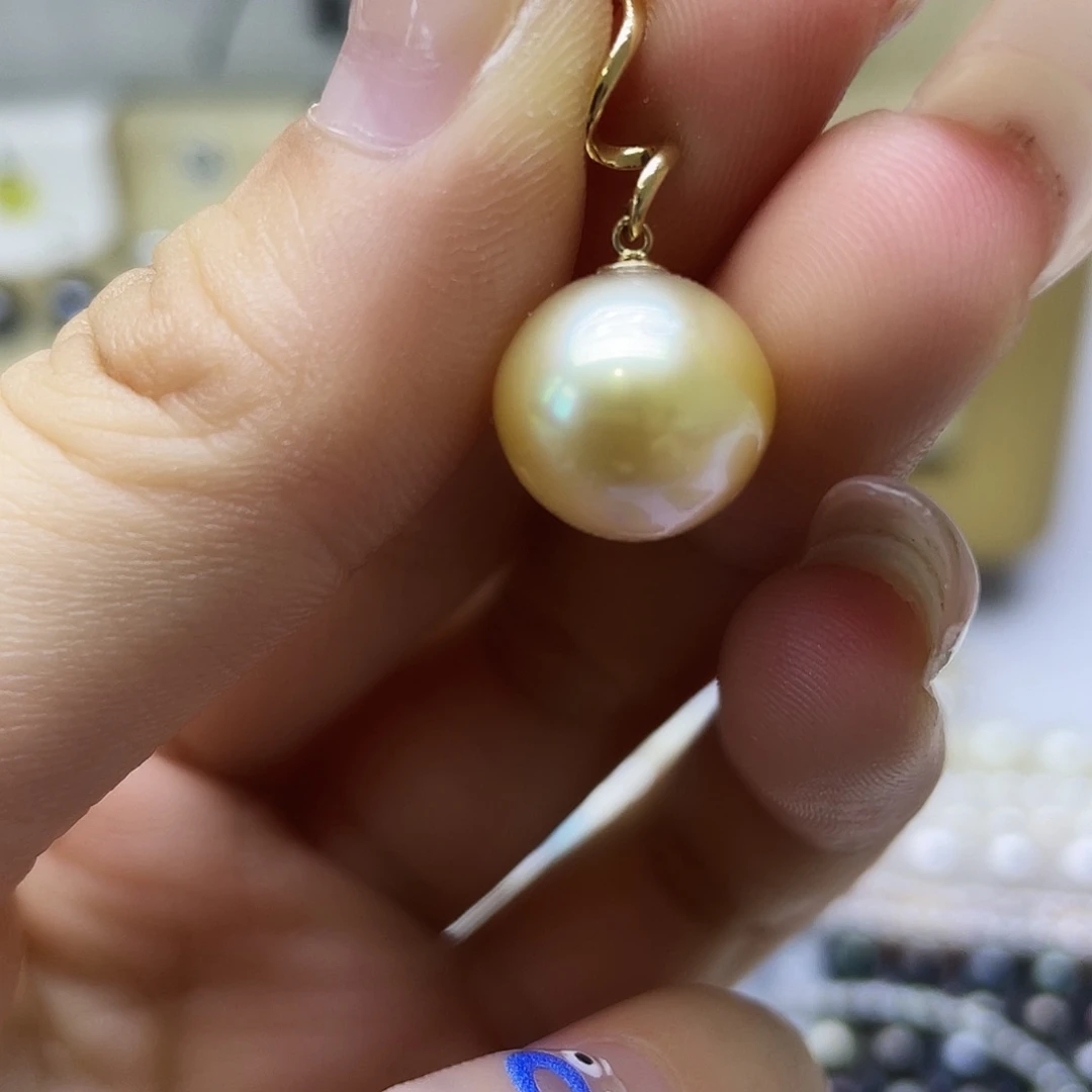 海水珍珠18K金镶嵌颈饰