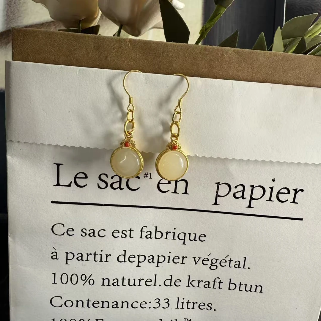 白华（BY0159）耳坠