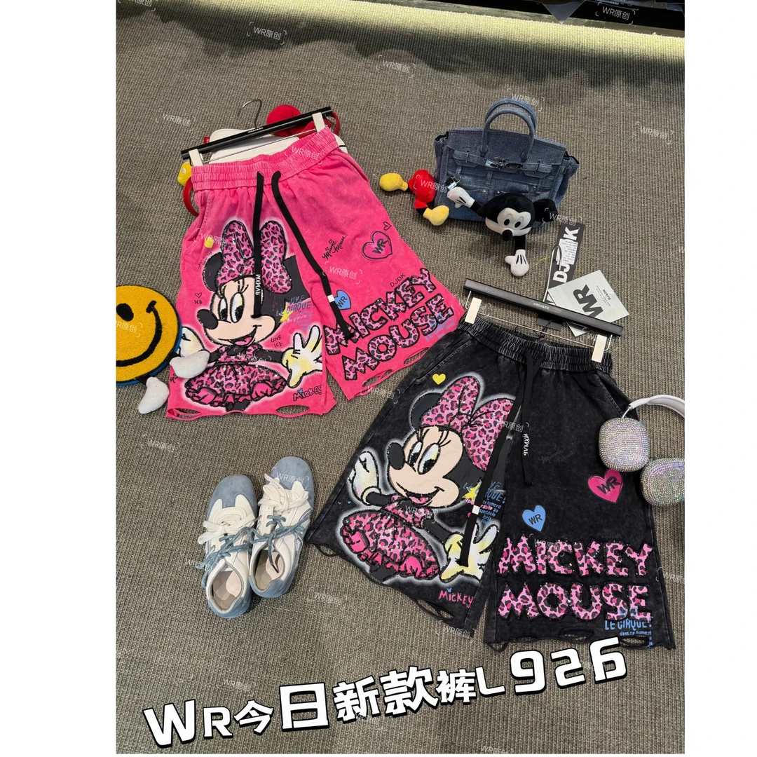 2026新款重工米奇5分裤短裤L926