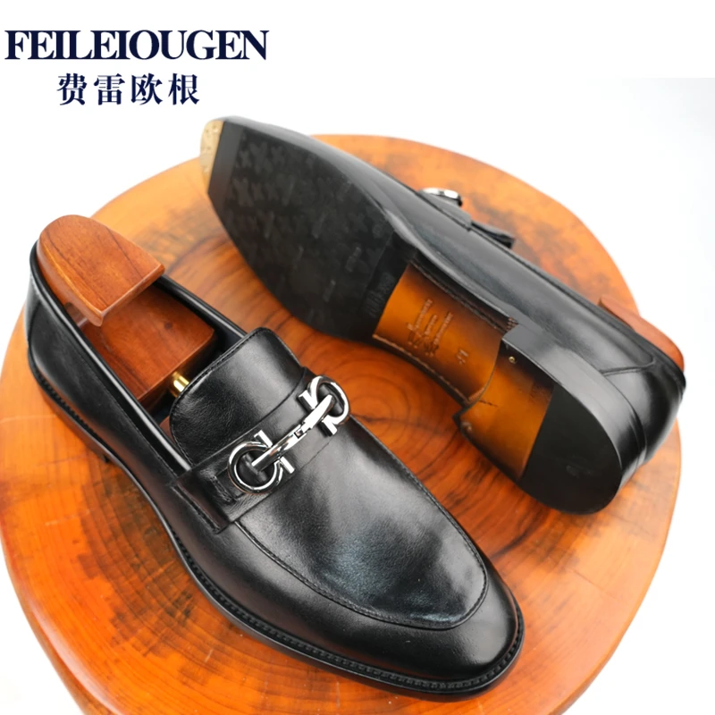 袋鼠皮马衔扣乐福鞋男鞋  26020 断码清版 默认微瑕