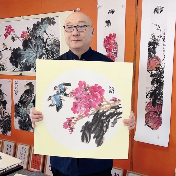 国画张圣敏先生纯手绘作品