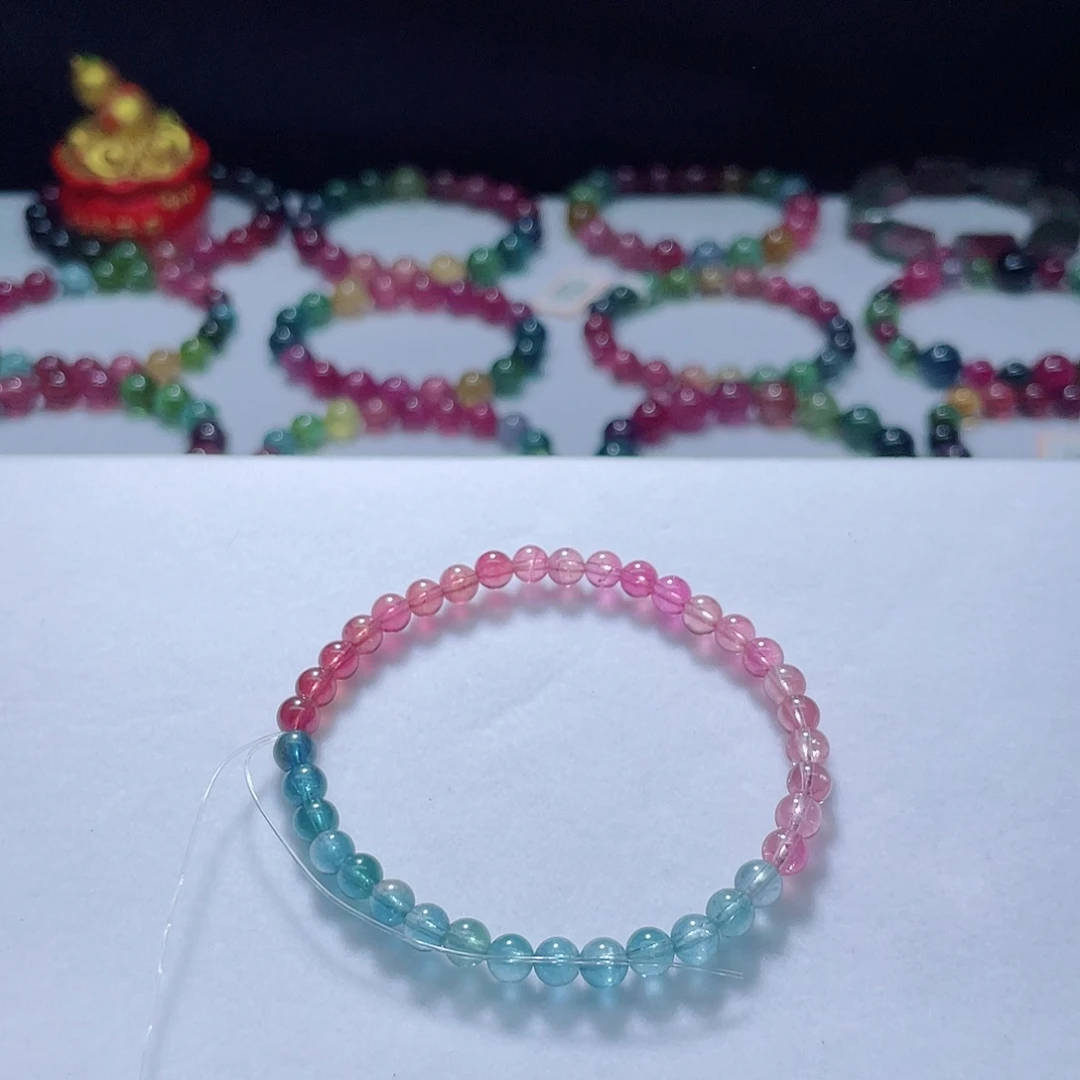 手链未镶嵌碧玺4.8mm左右