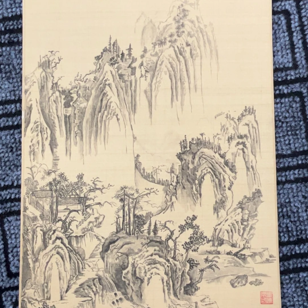 国画小品山水作品