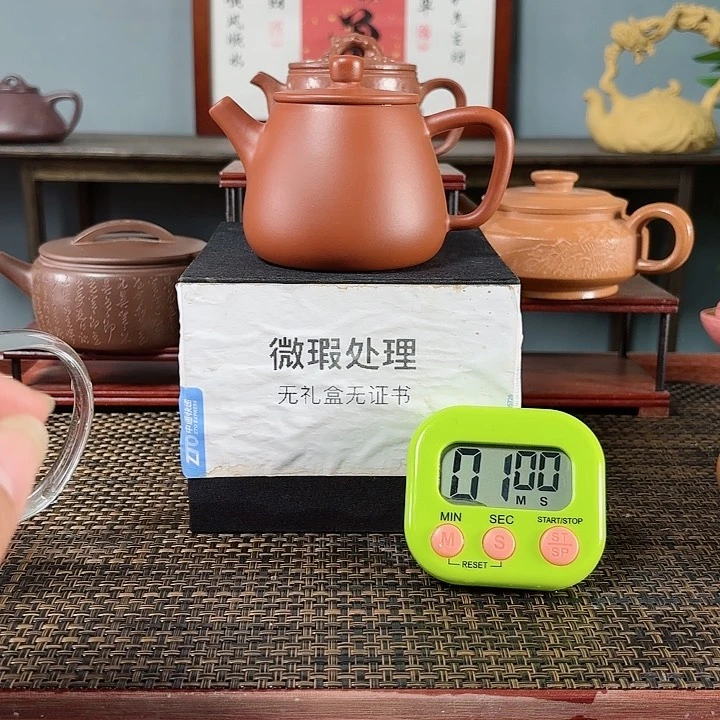 紫砂茶壶黄*宜兴原矿手工紫砂壶