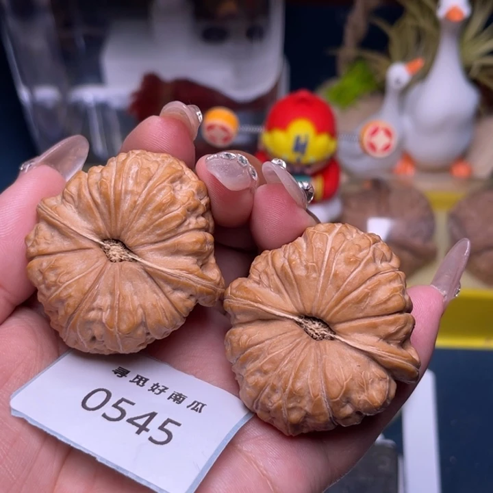 把件文玩核桃南瓜墩42-0545