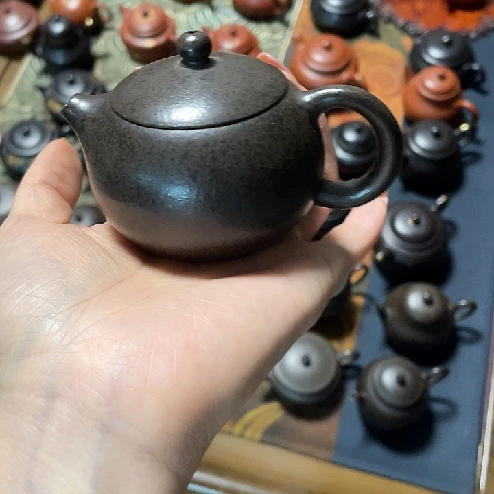 茶壶紫砂全手工打造