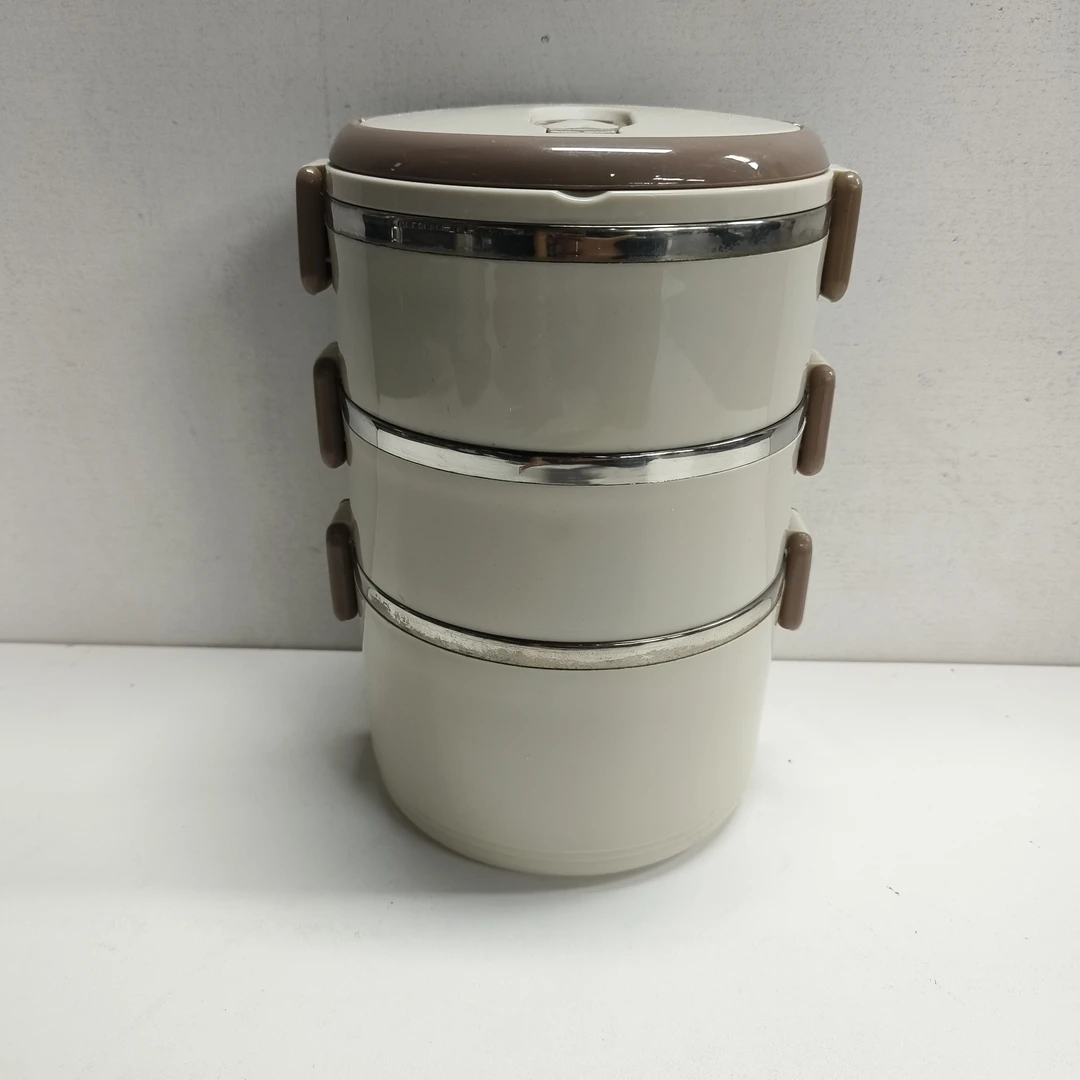 qg三层饭盒大容量手提便携学生上班族（颜色随机）