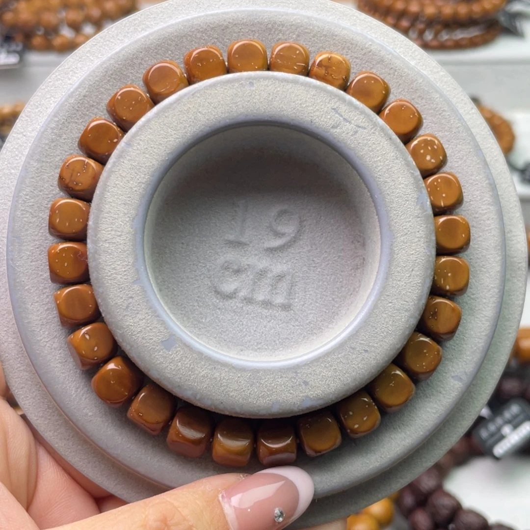 紫金鼠手串紫金鼠实心六方9