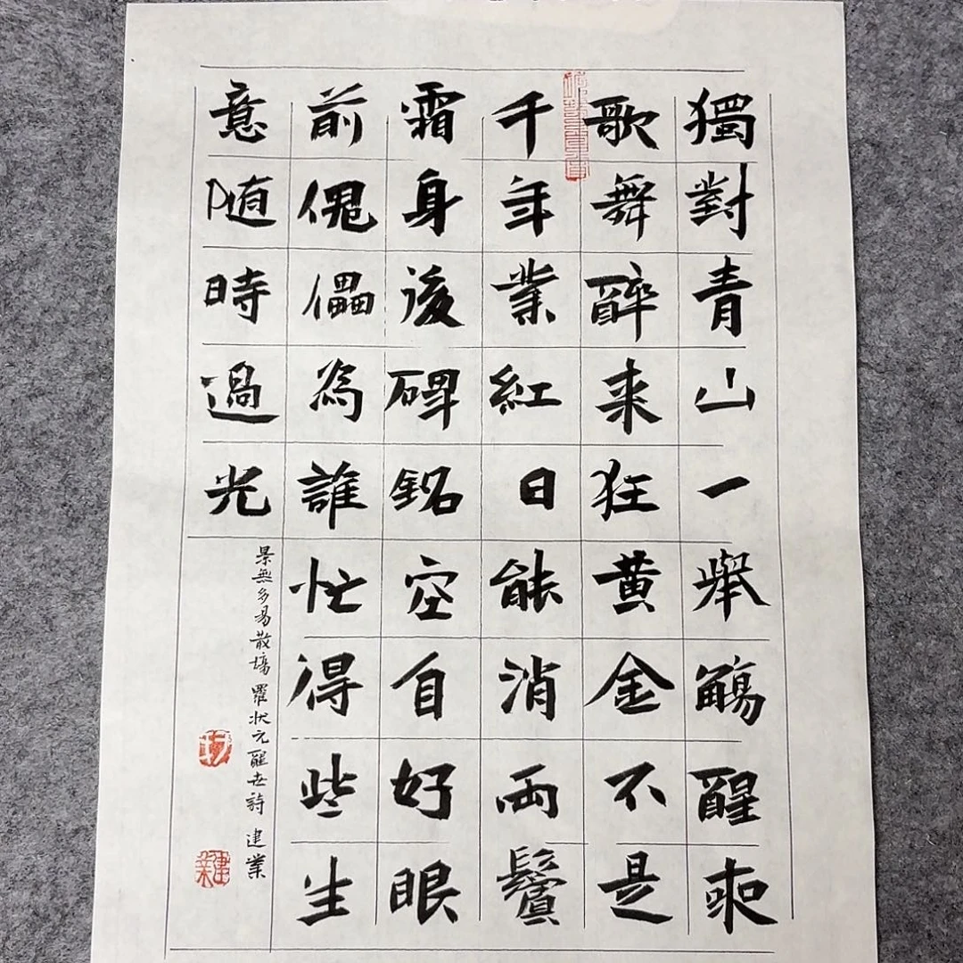 书法5个省书协于建业40×30