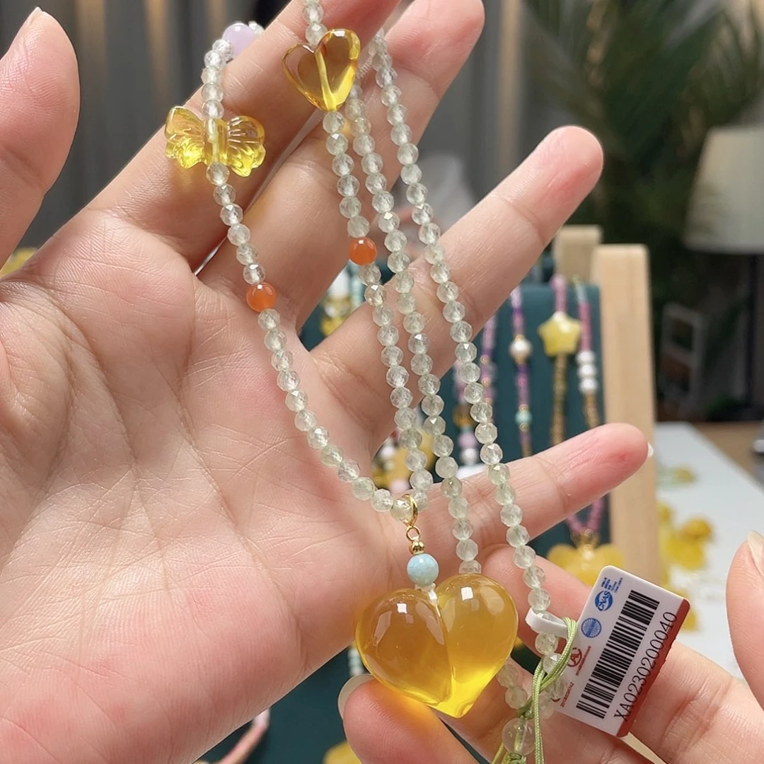 未镶嵌琥珀裸石琥珀吊坠