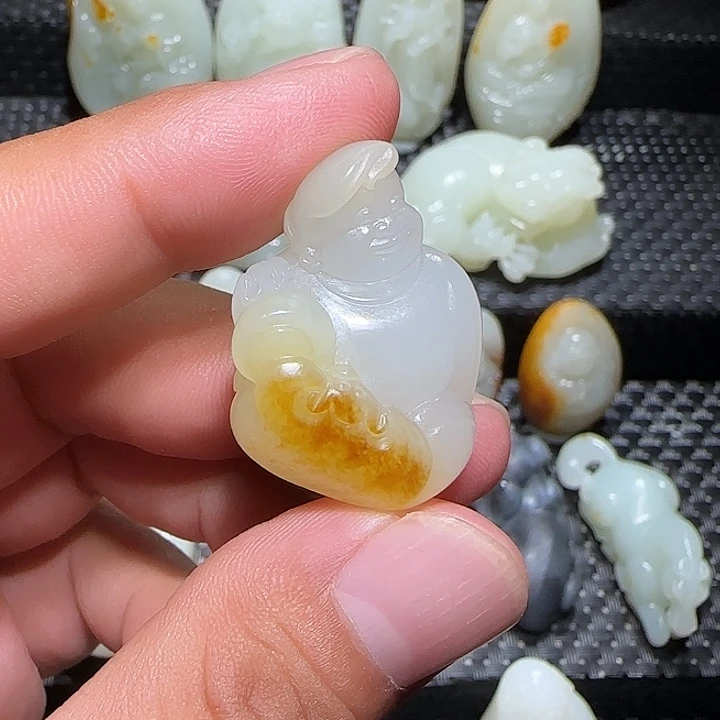 和田玉未镶嵌吊坠(不含链)
