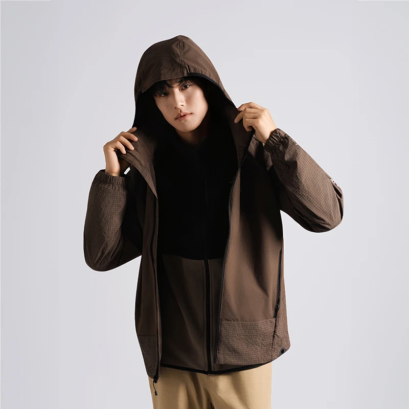 THE NORTH FACE/北面男夹克防风连帽外套登山户外运动舒适|8ENF