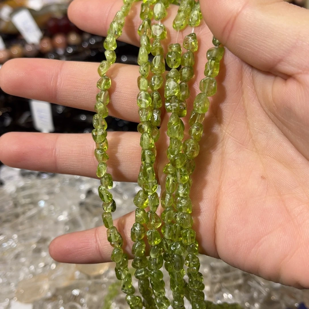 玛瑙/玉髓散珠橄榄石糖豆