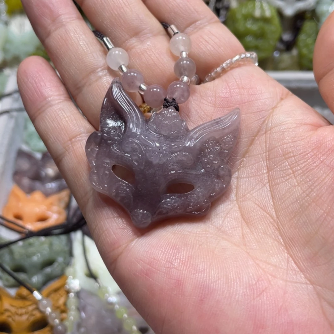 【闪购商品】岫玉颈饰未镶嵌灵*28吊坠