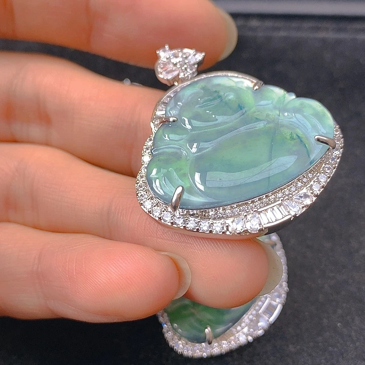 翡翠未镶嵌颈饰翡翠多样性发货