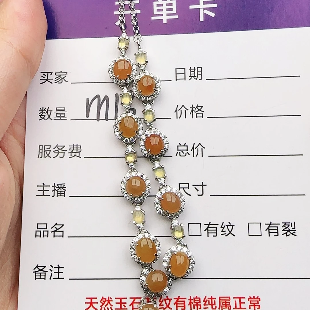 银S925镶嵌戒指翡翠戒指