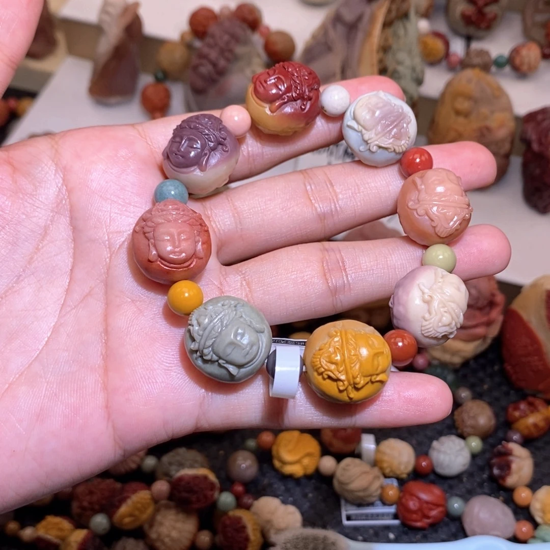 石英质玉（阿拉善玉）未镶嵌手链