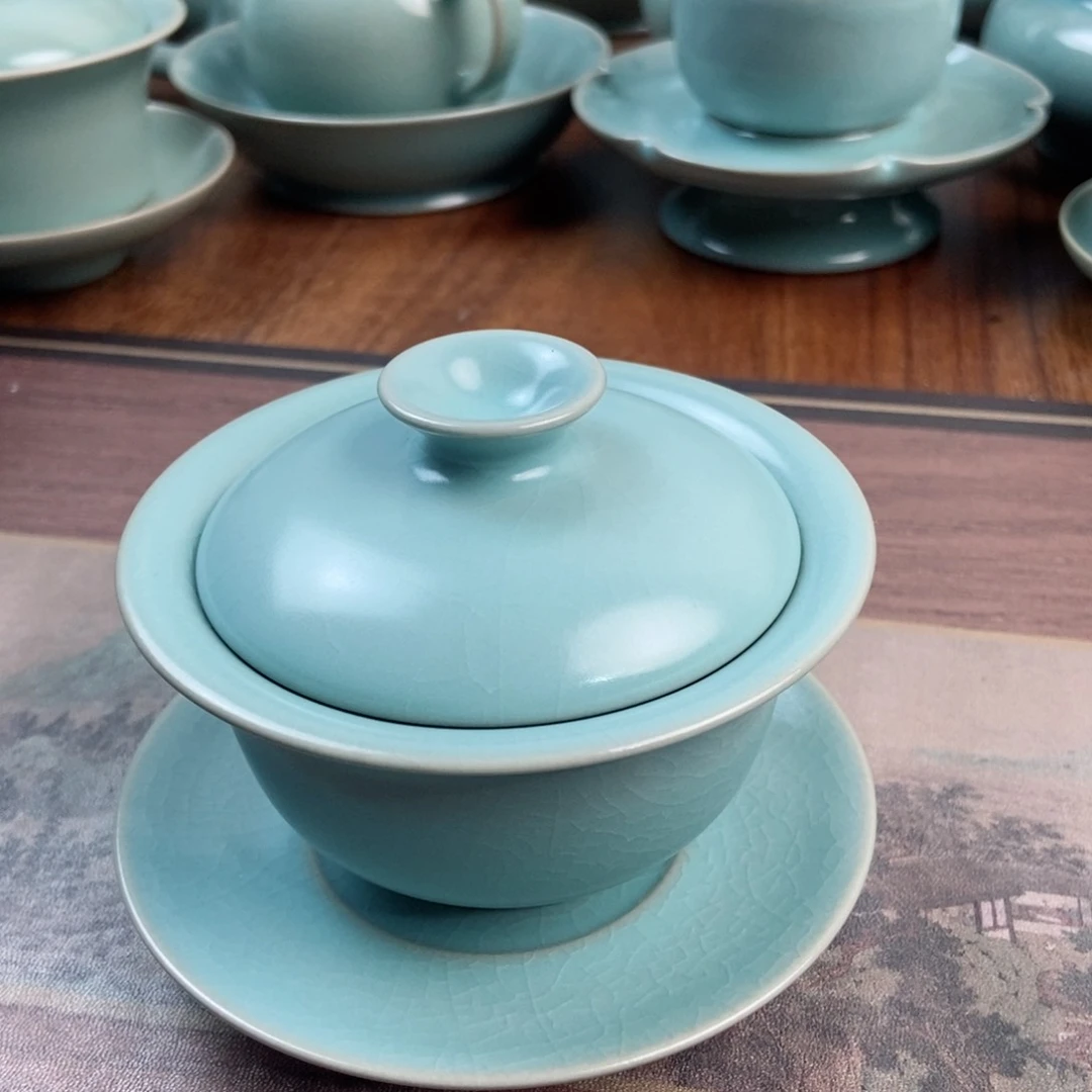 摆件原产地原矿汝瓷～茶器