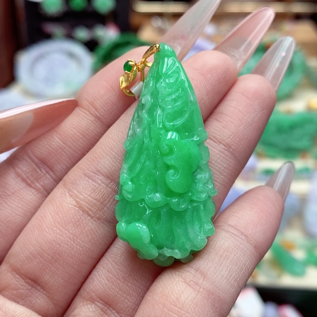 颈饰未镶嵌翡翠翡翠吊坠