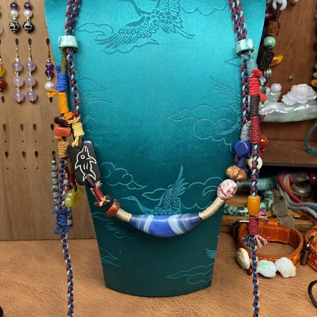 未镶嵌颈饰玛瑙/玉髓