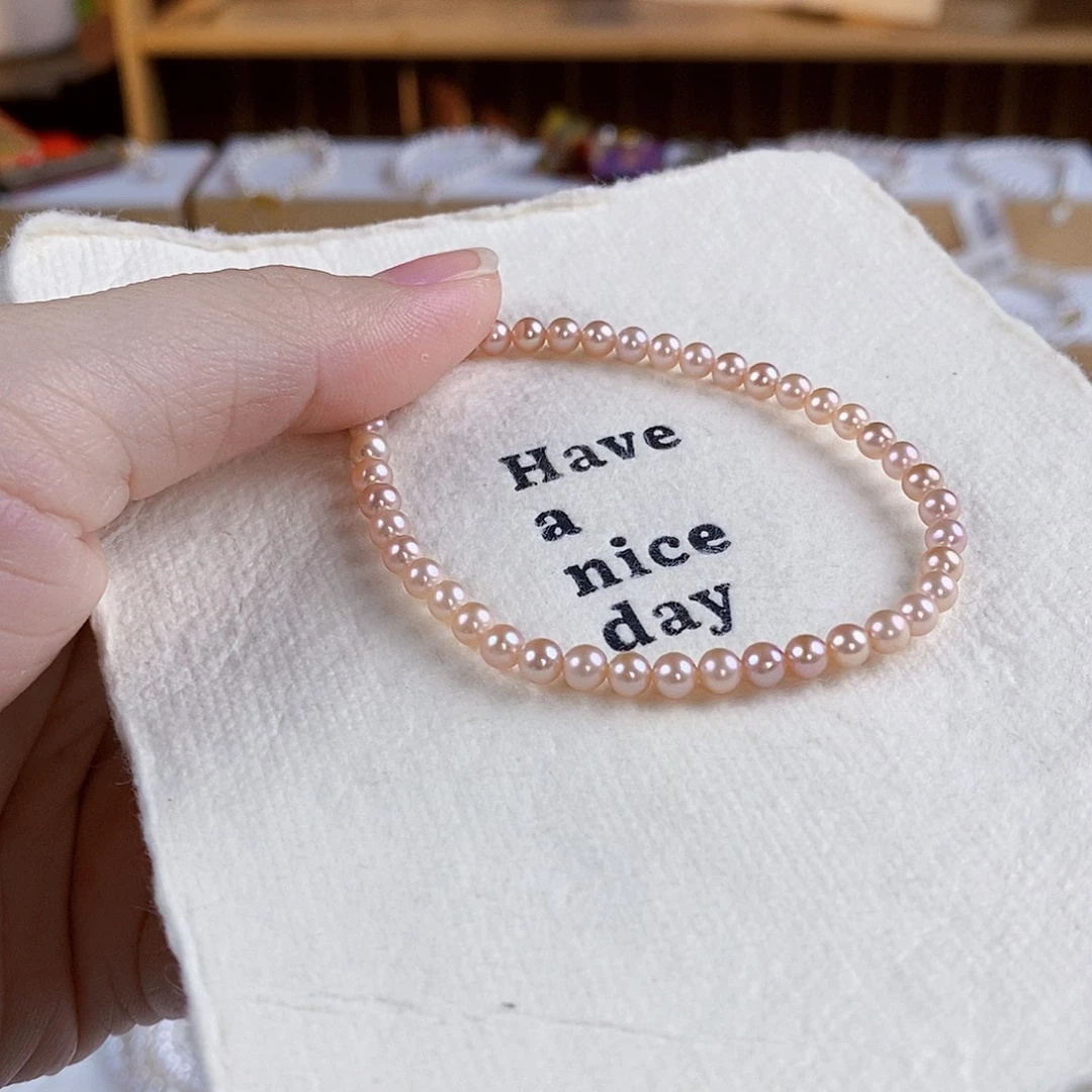 未镶嵌手绳淡水珍珠