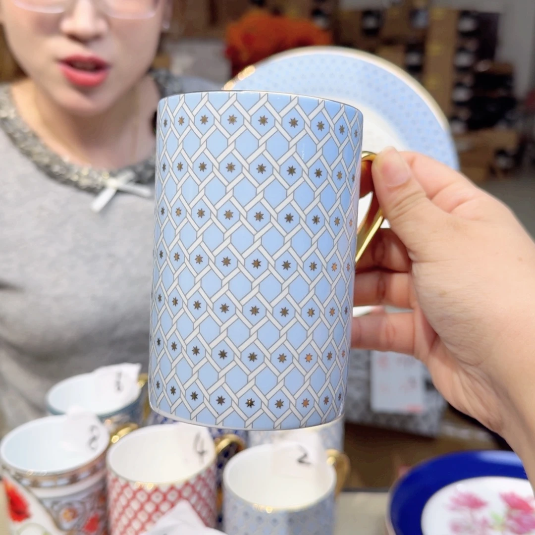 啊***多骨瓷马克杯370ml一个外贸骨瓷