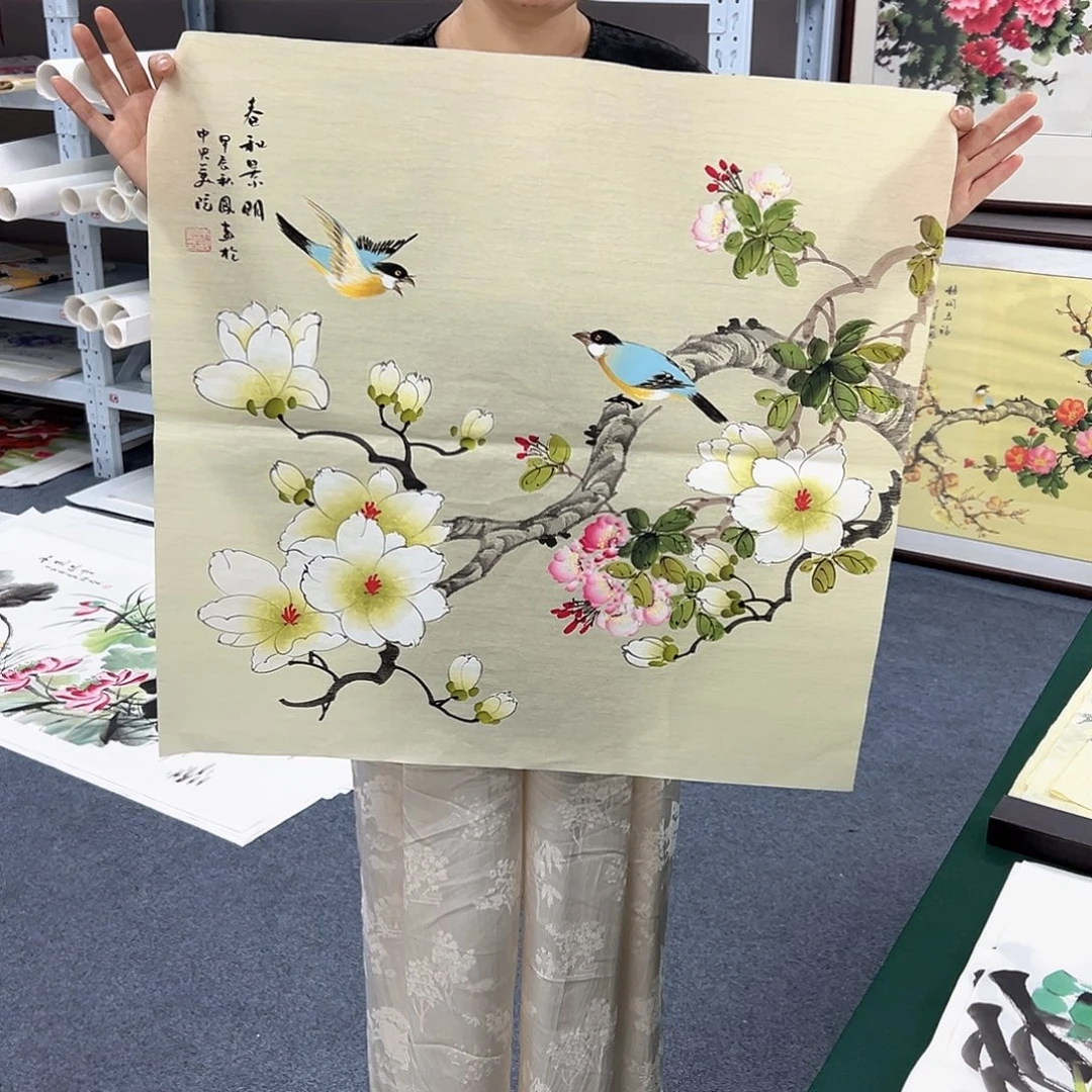 国画宣纸国画纯手绘作品