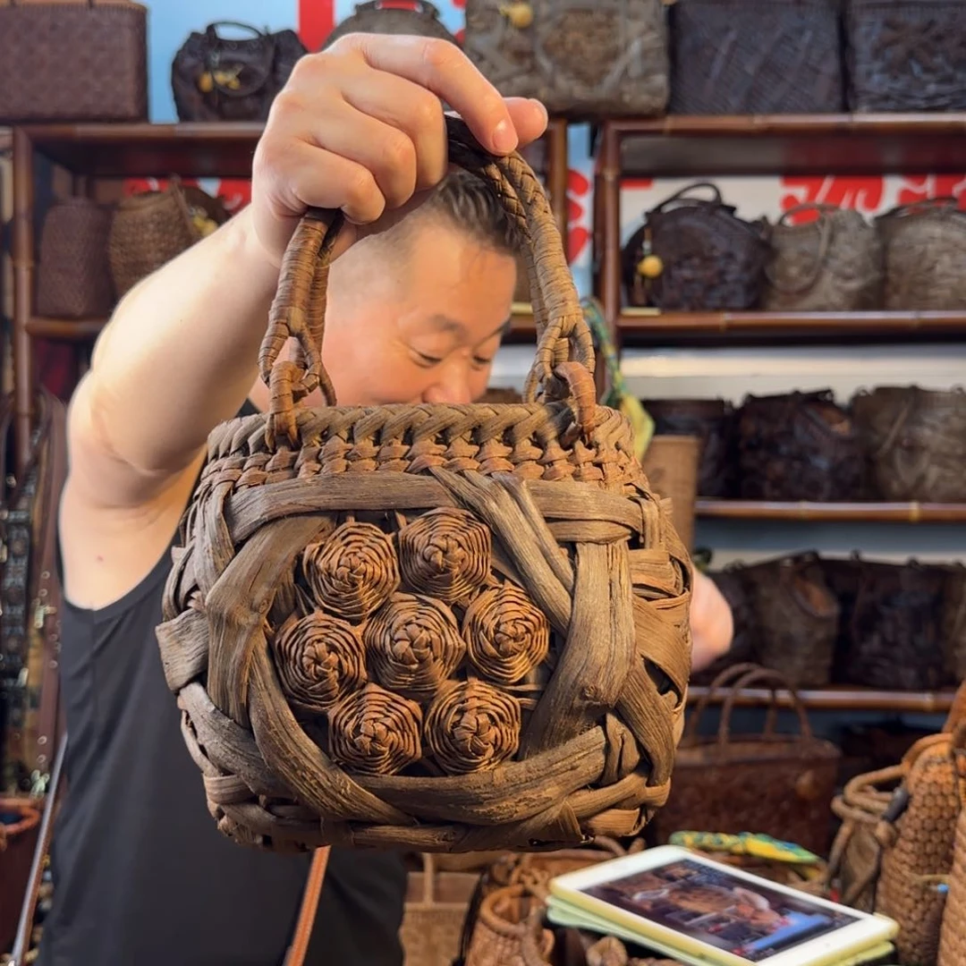 木罗*妞强哥竹艺老藤小鼓