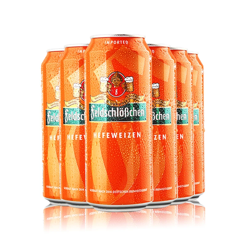 德国进口费尔德堡小麦白啤酒500ML*6听