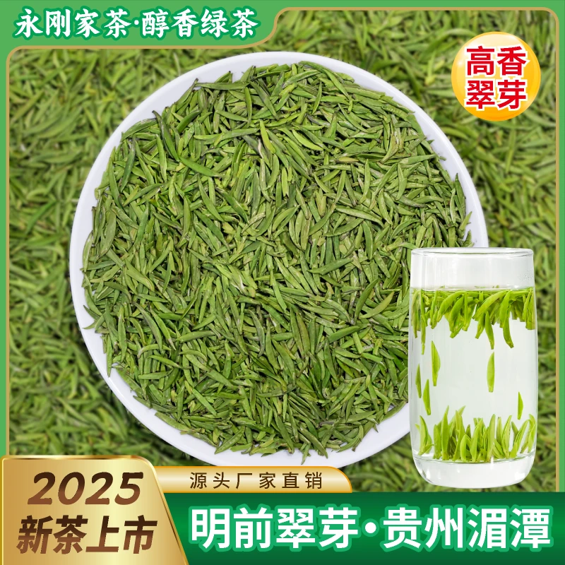 明前翠芽永刚家收茶2025年贵州遵义湄潭新茶春茶特级高山茶叶绿茶