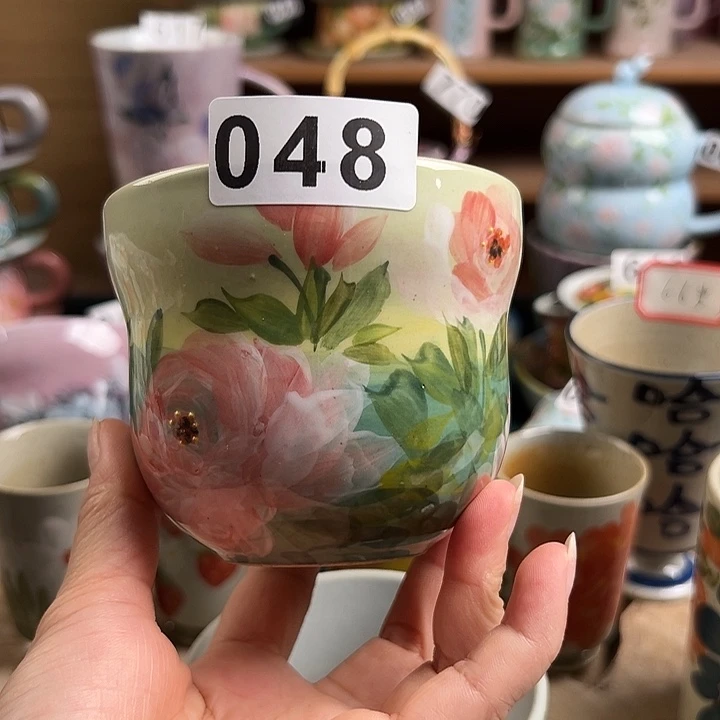 景德镇陶瓷手绘作品048微瑕