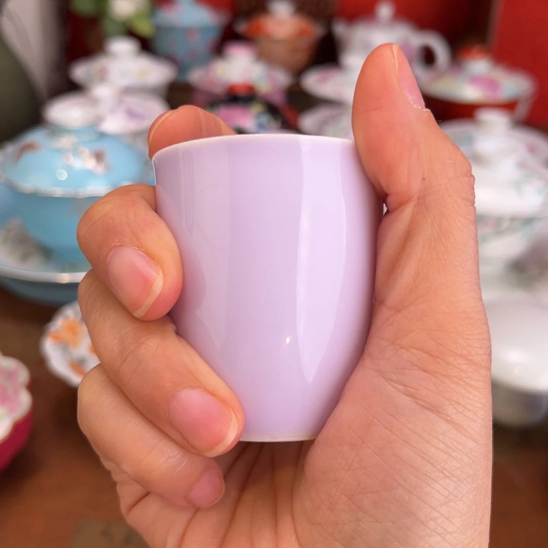 路***庚景德镇纯手绘陶瓷茶具