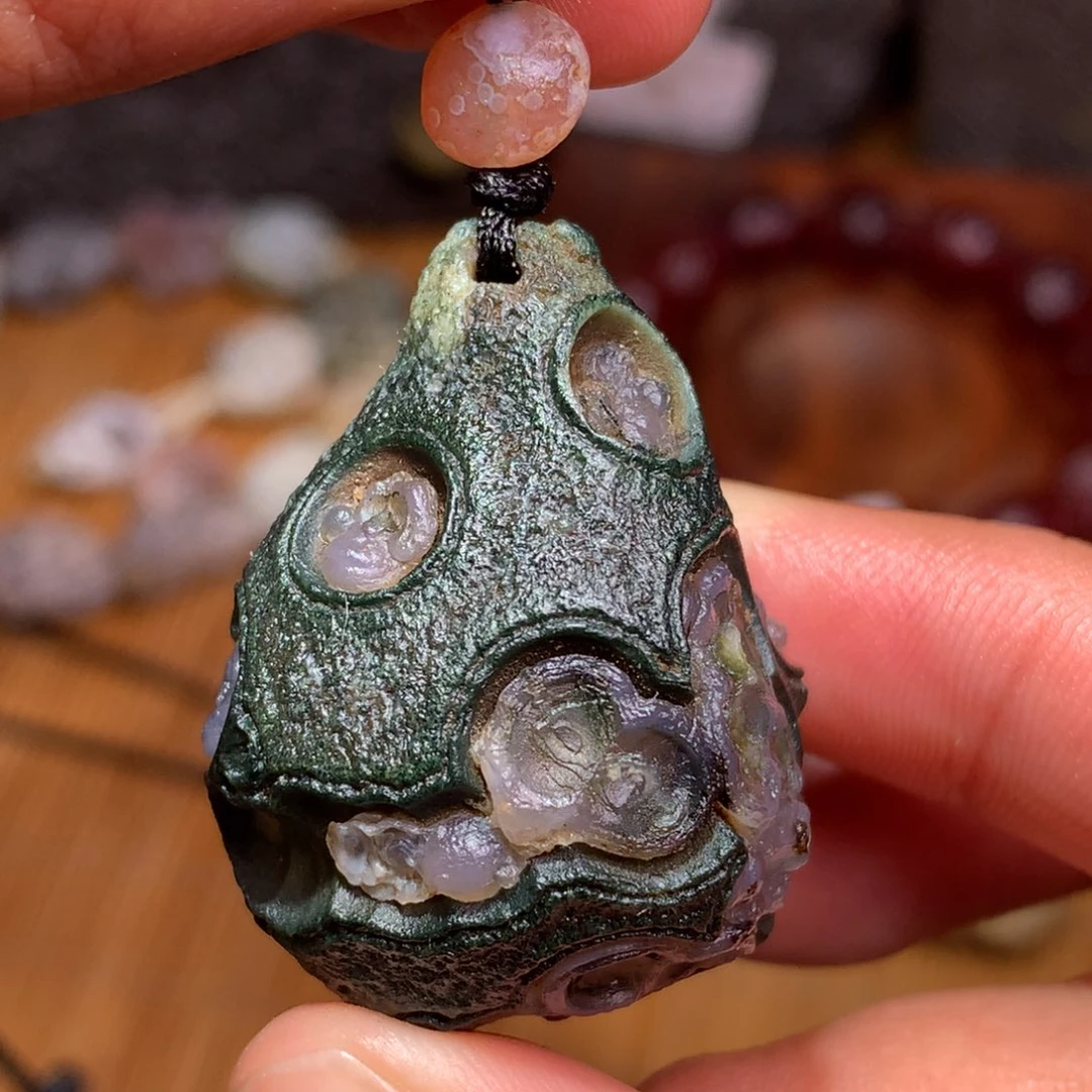 未镶嵌玛瑙/玉髓珠宝半成品