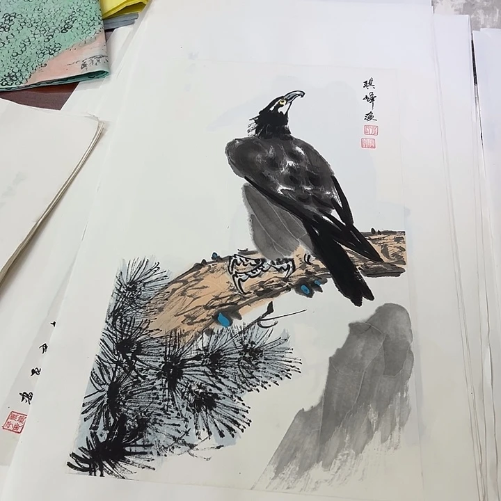 国画精品手绘作品