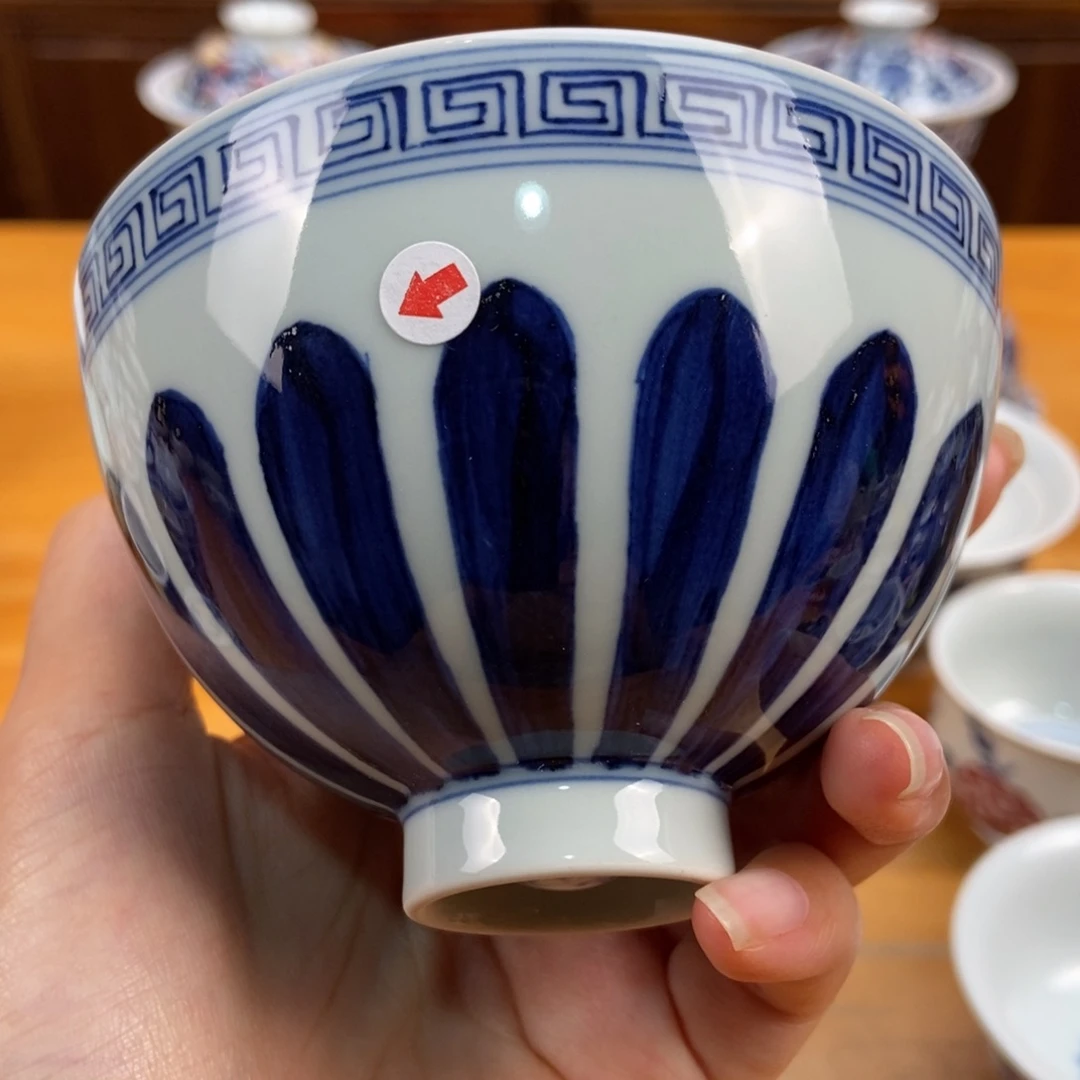 手绘现代茶具非古董