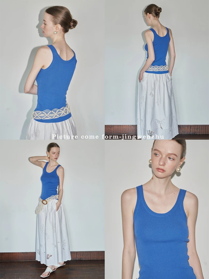 JINGWENZHU 私服针织上衣   JWZ023