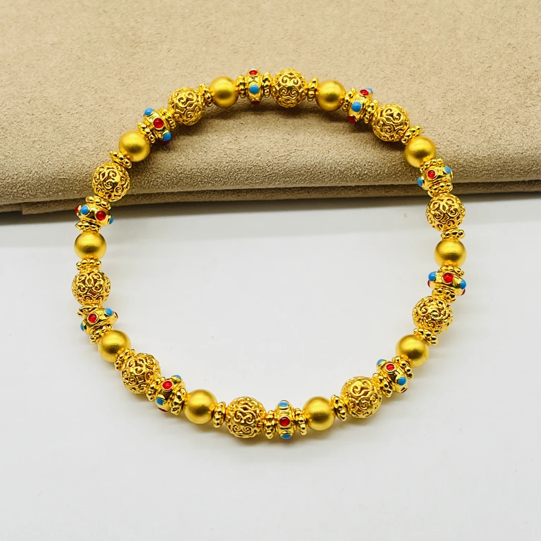 足金饰品/足金镂空秀球手串/3.50/BBPZJ035/k