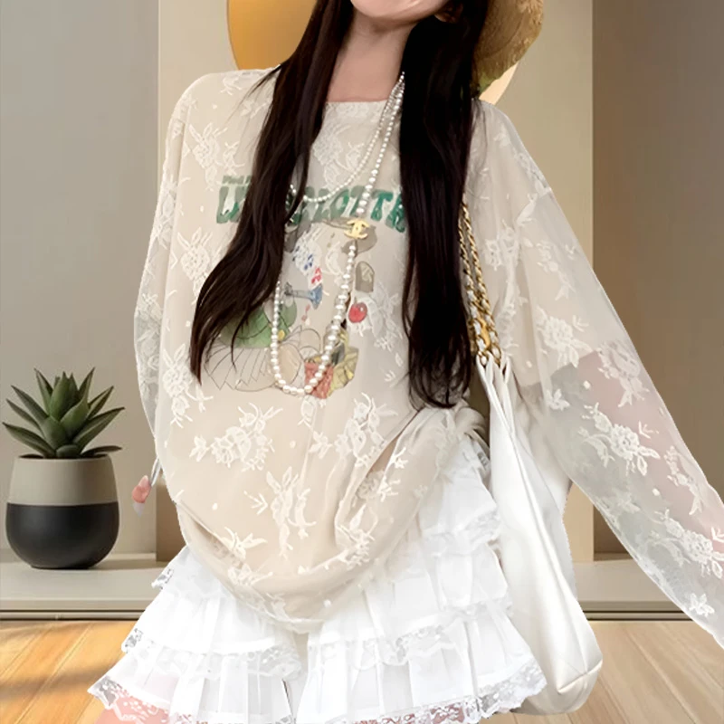 设计感假两件长袖t恤女款2025春秋款ins韩版女装洋气时髦气质上衣