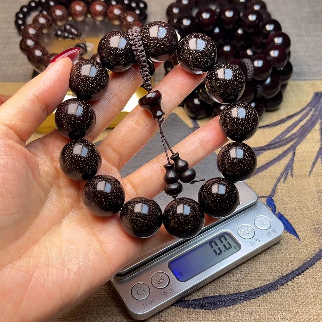 檀香紫檀（小叶紫檀）1.8 13颗爆星