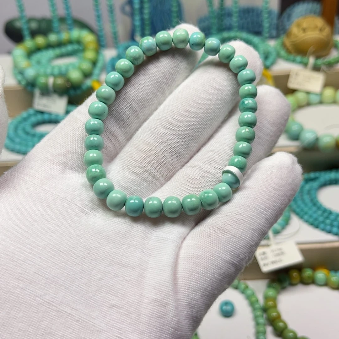 绿松石未镶嵌手链