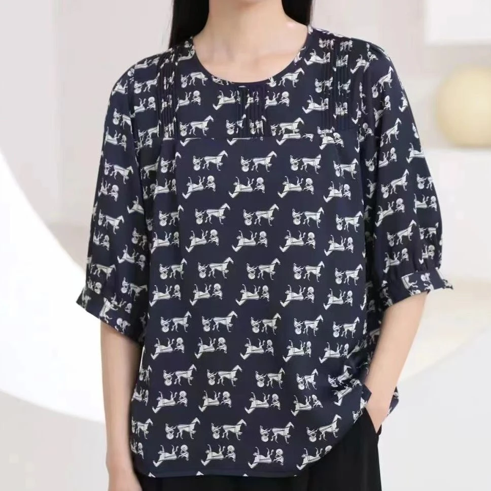 1-352-26新款舒适时尚印花小衫