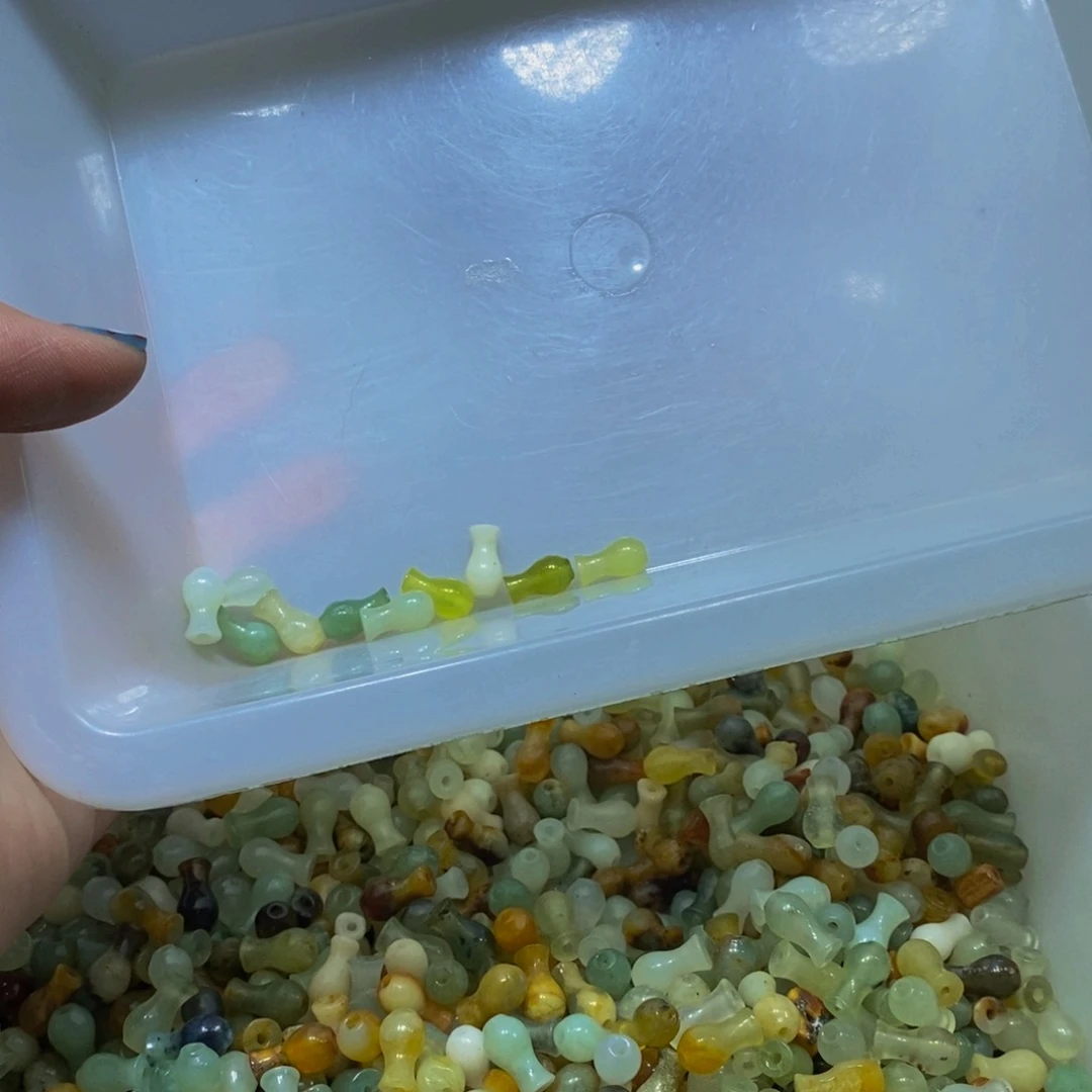 蛇纹石玉未镶嵌毛衣链190