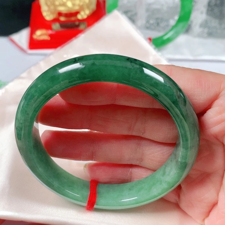未镶嵌手镯翡翠  编号D1159 正圈57.4