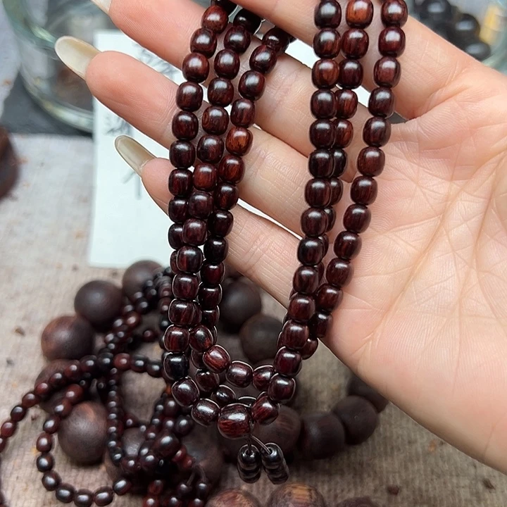 降真香手串/手链海南红降0.6✖️108老型黑金极品160