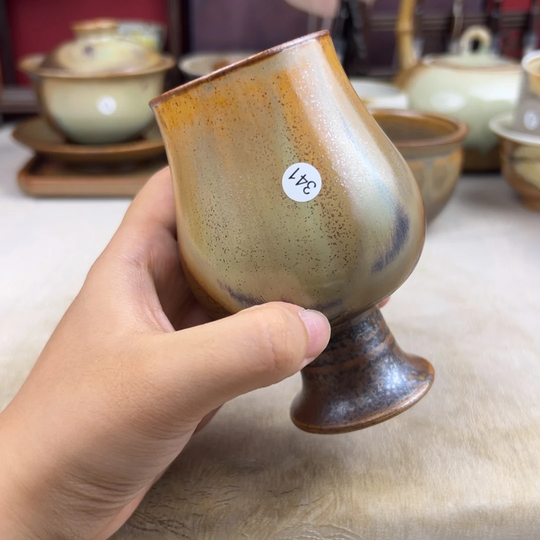 杯纯手工柴烧主人杯