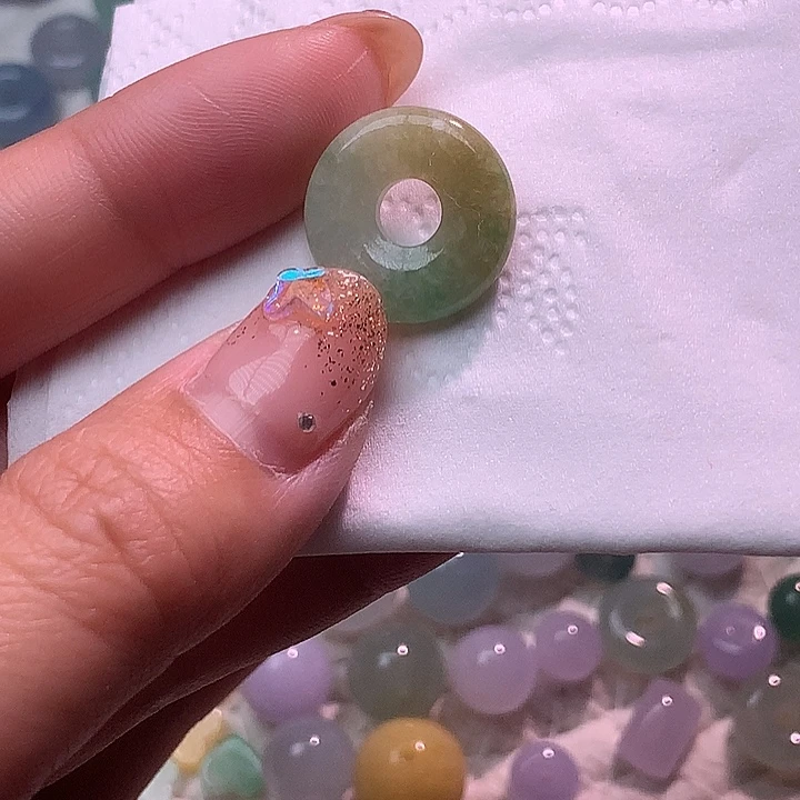 翡翠散珠翡翠甜甜圈