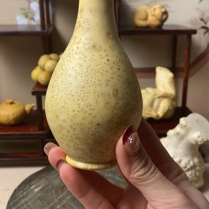 香榧木金**业黄杨木手把件