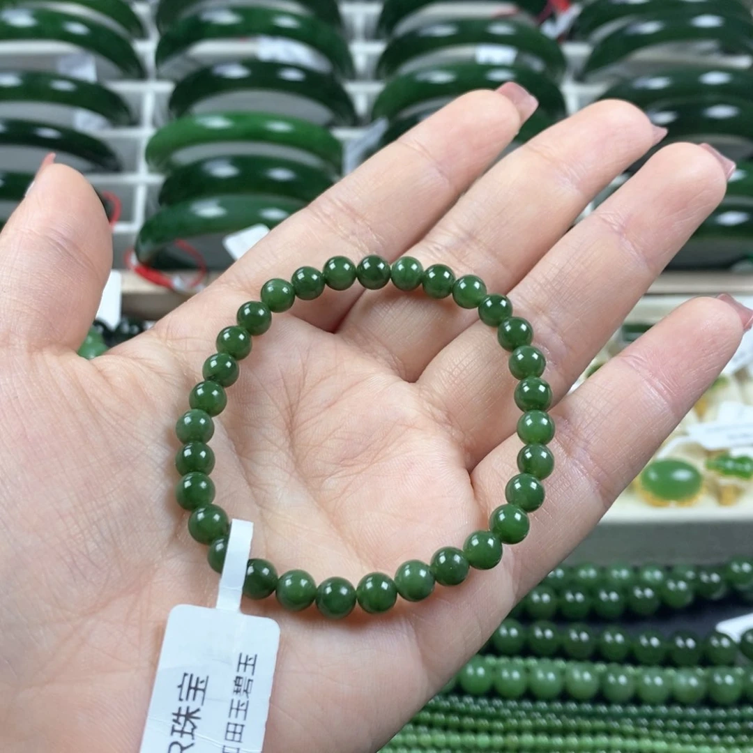 和田玉（碧玉）手串未镶嵌