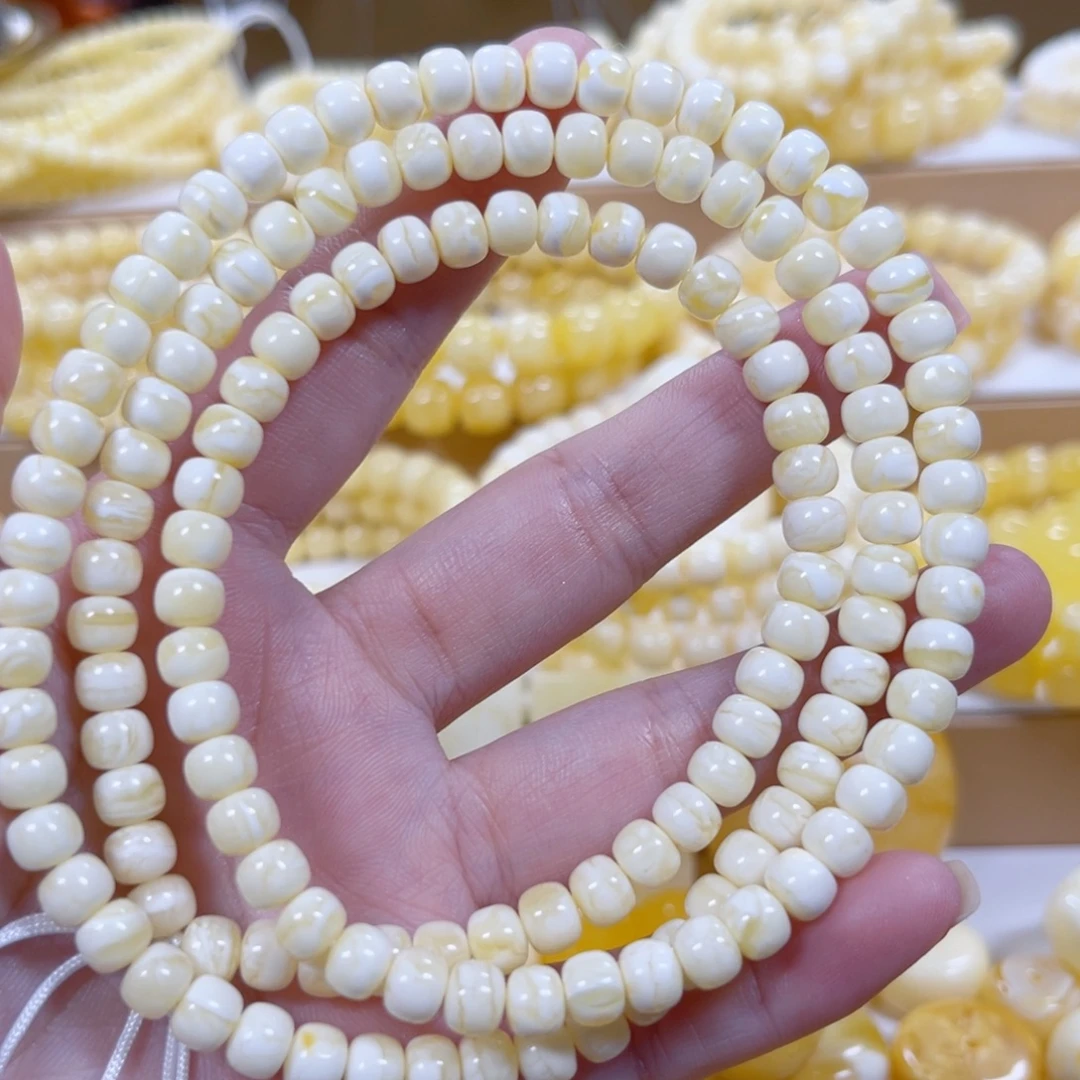 琥珀未镶嵌手链天然蜜蜡