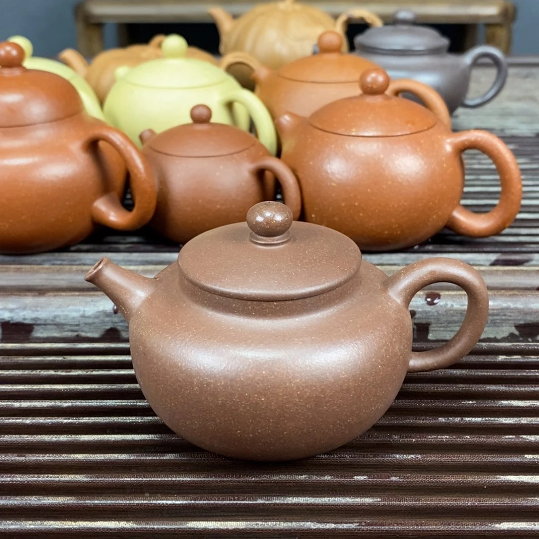 紫砂茶壶宜兴原矿紫砂全手工